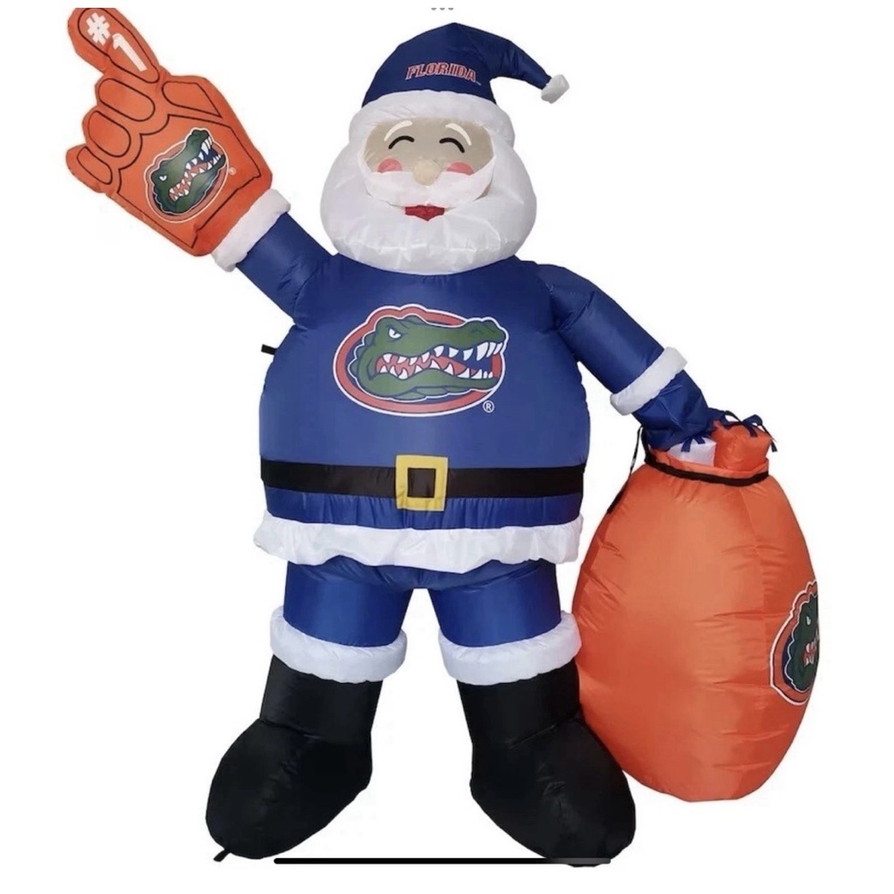 University Of Florida UF Gators 7ft Inflatable Santa